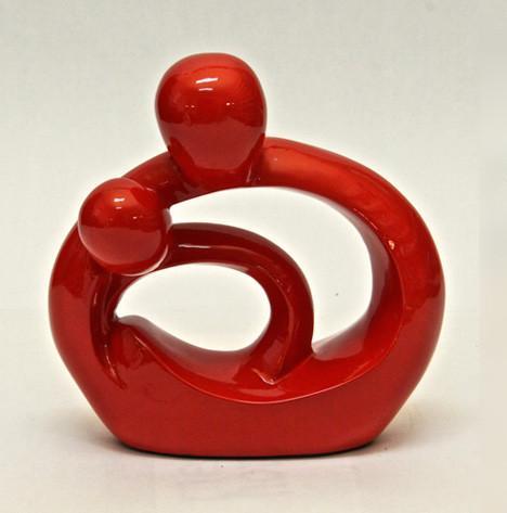 Embrace Figurine shown in Red | Confetti Living