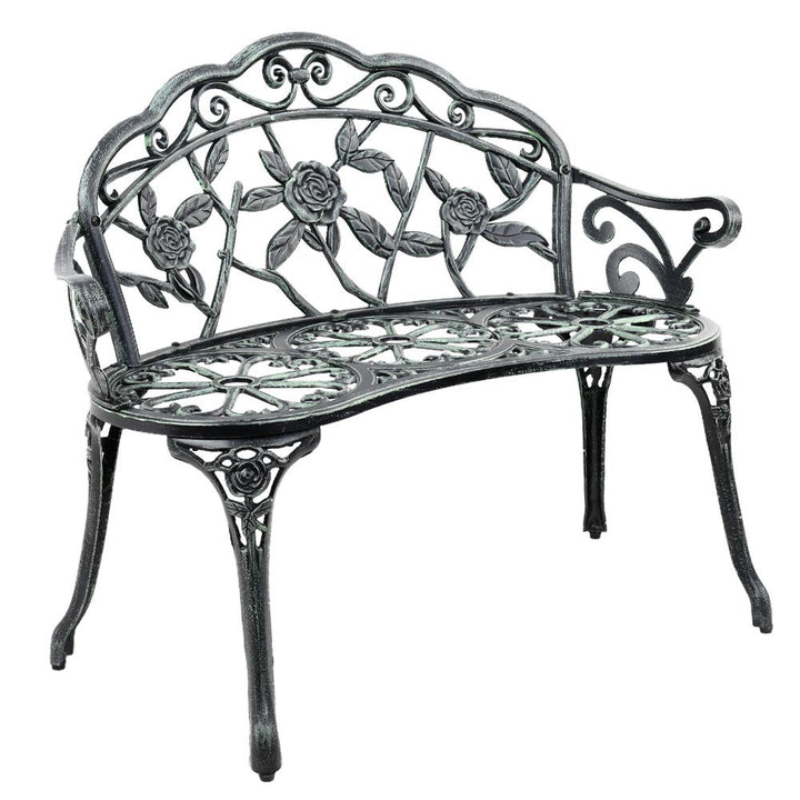 Gardeon Victorian Garden Bench - Green | Confetti Living