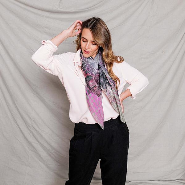 Silk Cotton Scarf GLADDEN | Confetti Living