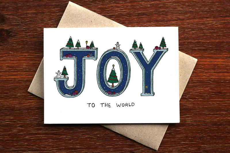 Card - Joy to the World Christmas Card | Confetti Living