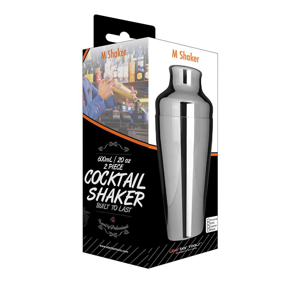 Bar Tools M Shaker Cocktail Shaker Chrome | Confetti Living