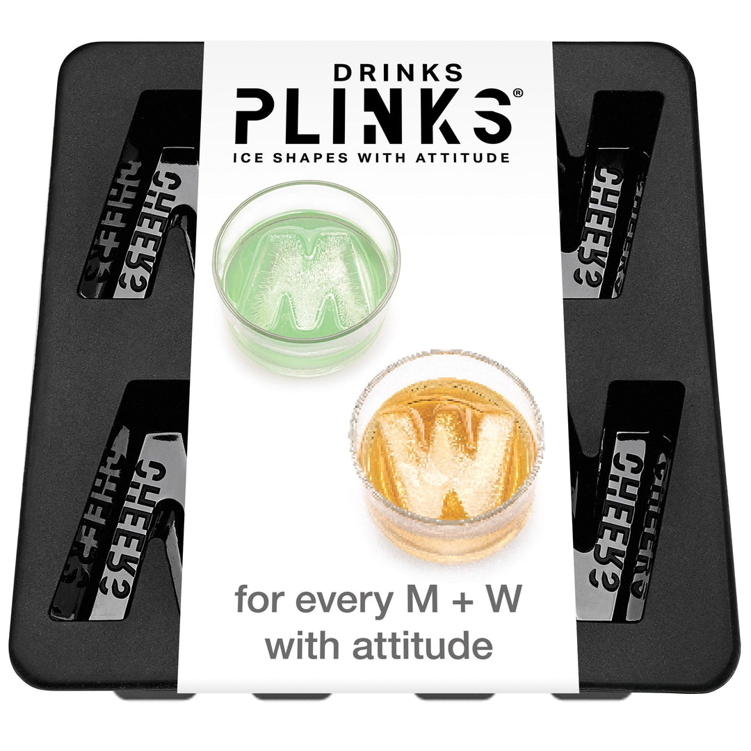 Drinks Plinks Letter W Silicone Ice Tray | Confetti Living