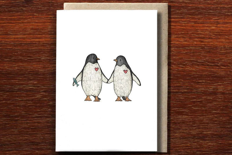 Card - Penguin Love Greeting Card | Confetti Living