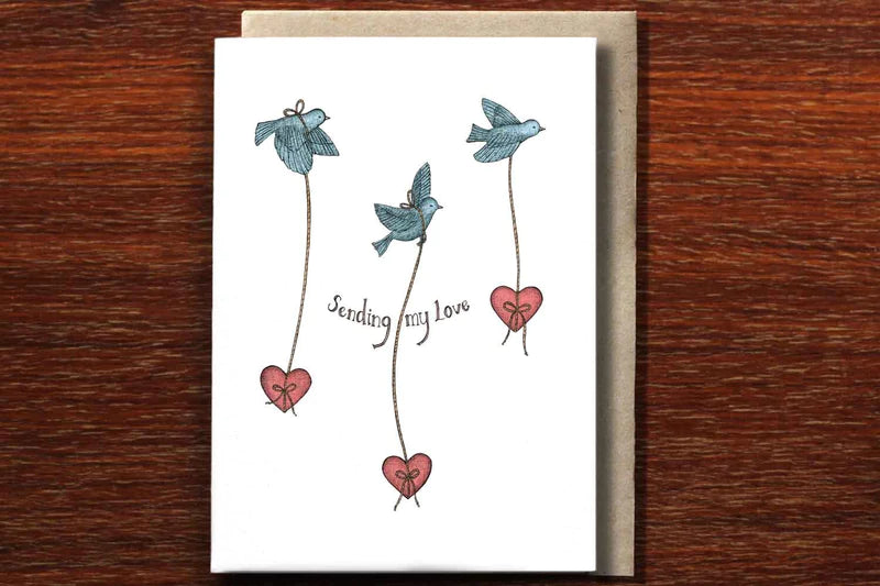 Card - Sending My Love Greeting Card | Confetti Living