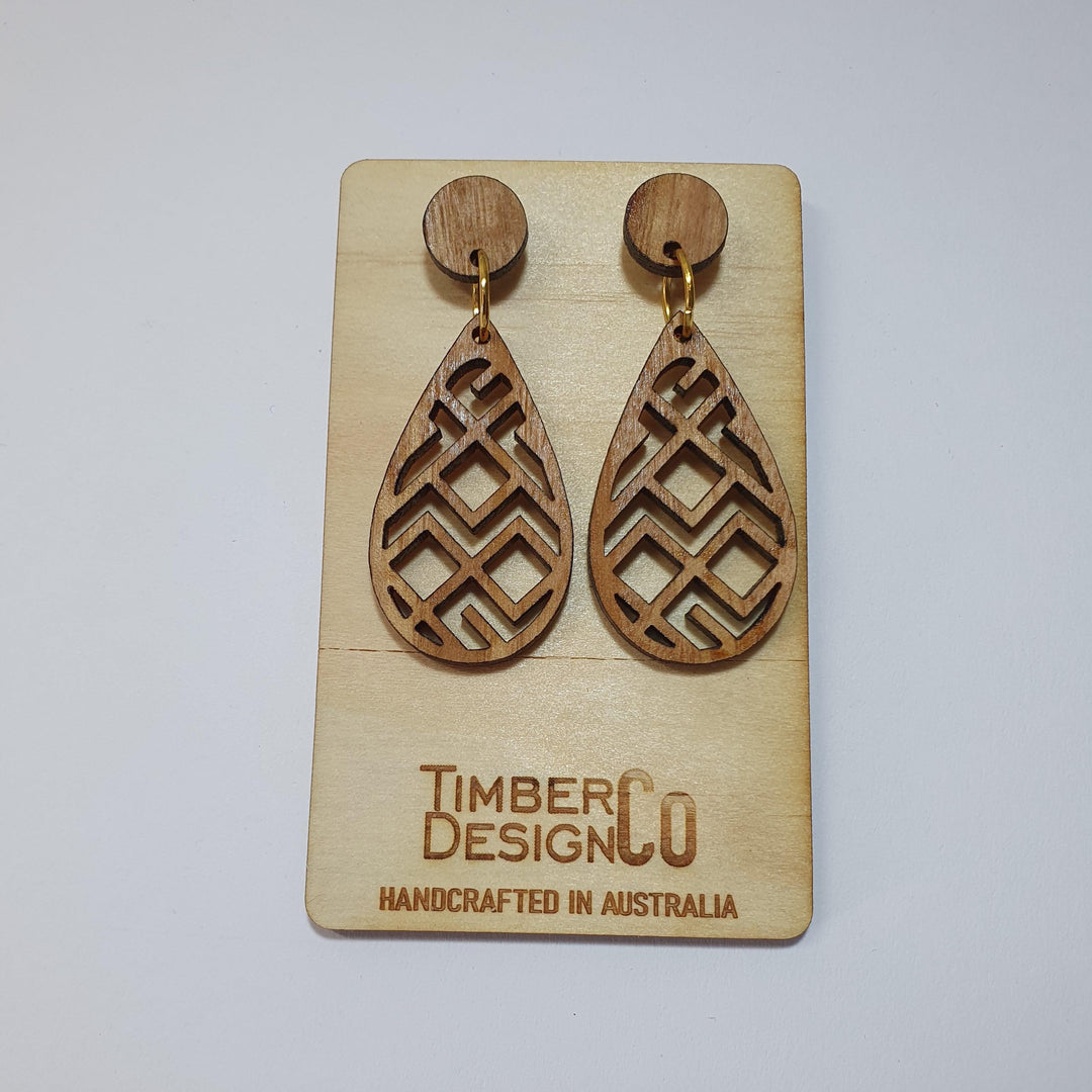 Timber Design Mountain Ash Drop Earrings | Confetti Living