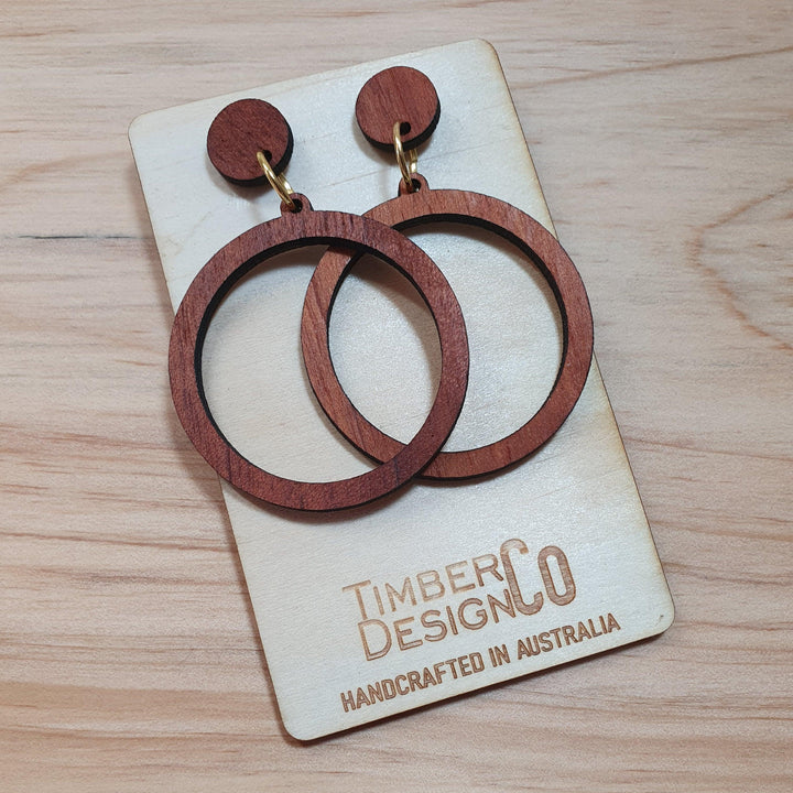 Timber Design Red Cedar Drop Earrings - Confetti Living