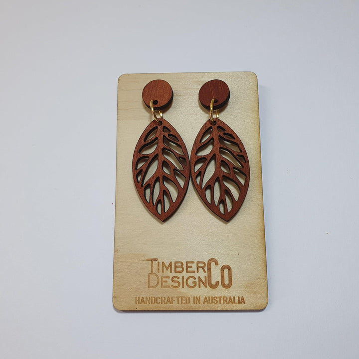 Timber Design Red Cedar Drop Earrings - Confetti Living