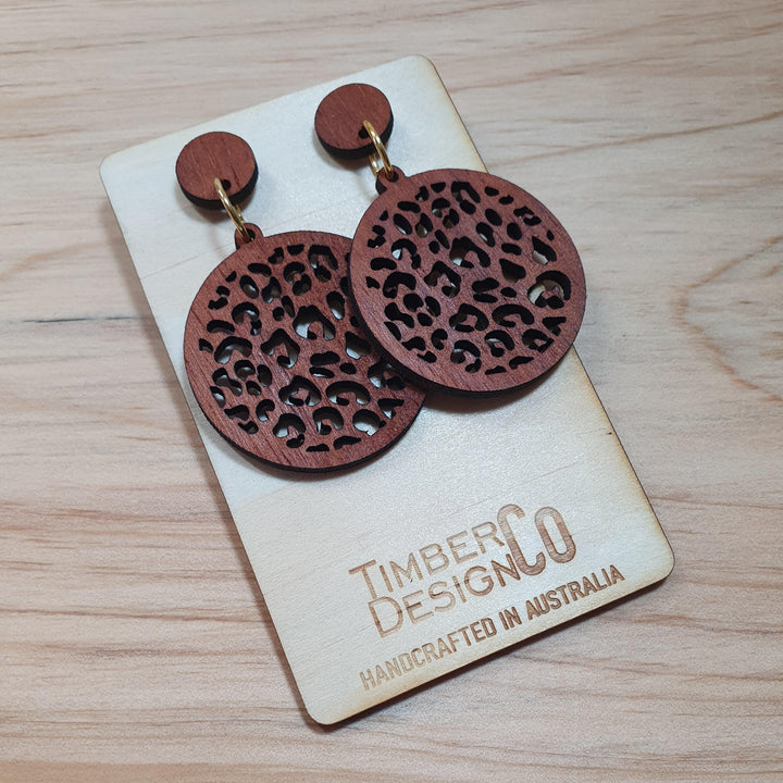 Timber Design Red Cedar Drop Earrings - Confetti Living