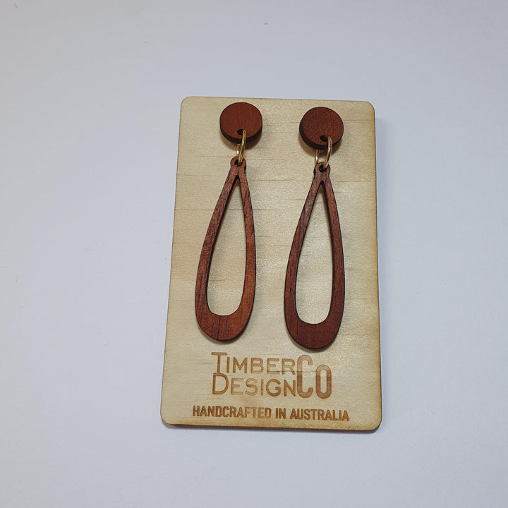 Timber Design Red Cedar Drop Earrings - Confetti Living