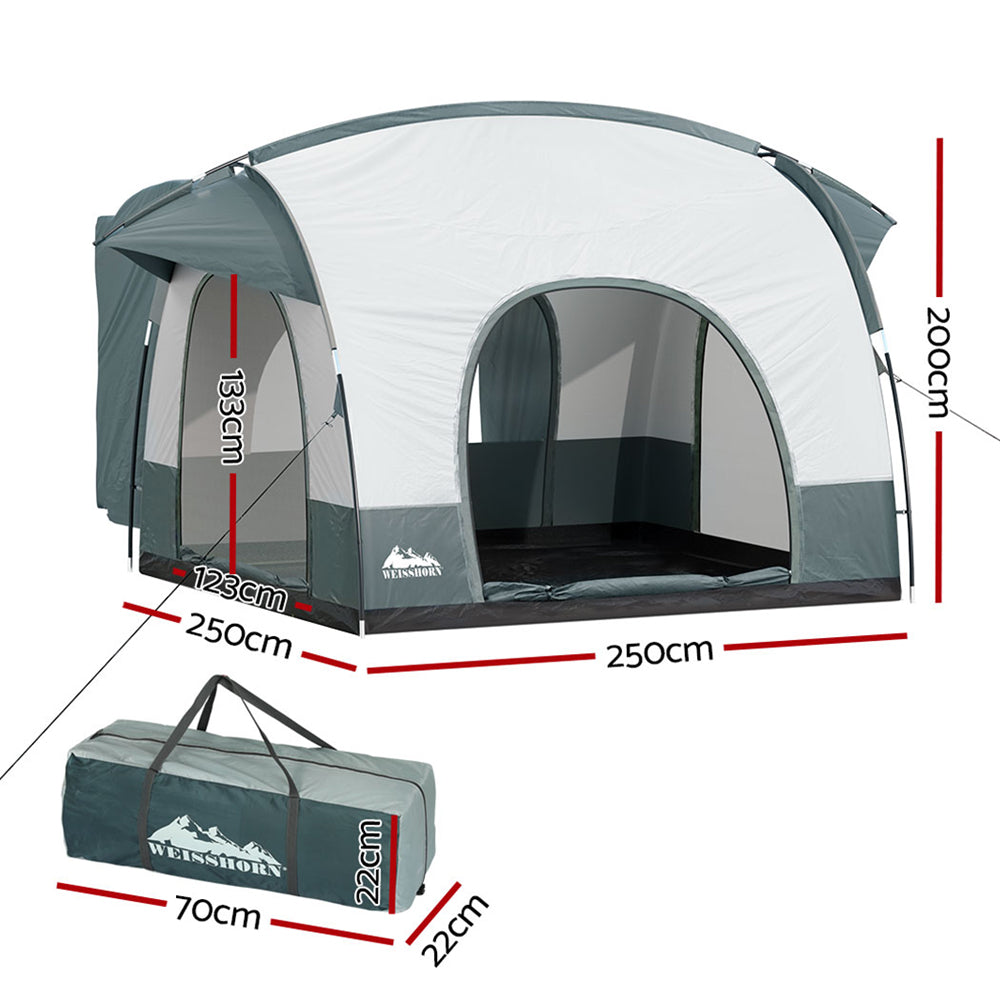 Weisshorn Camping Tent Car SUV Rear Extension Canopy Portable Outdoor Family 4WD | Confetti Living