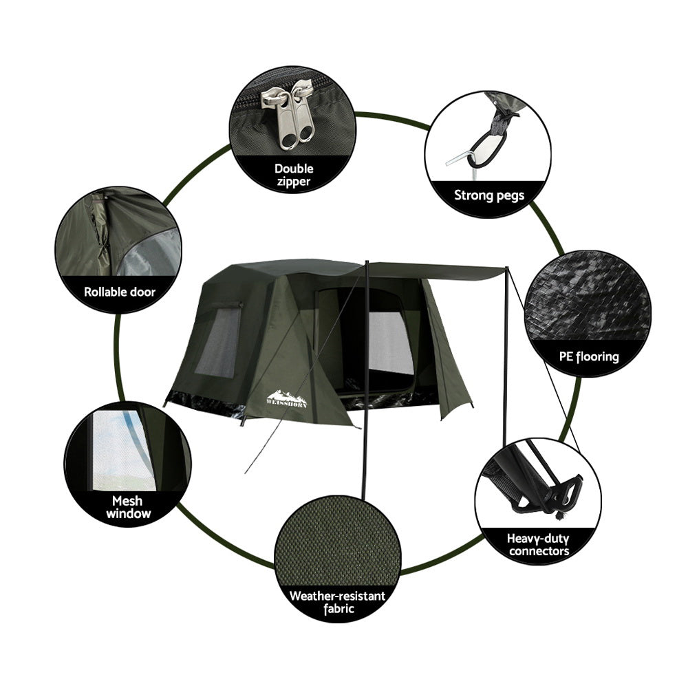 Weisshorn Camping Tent Instant Up 2-3 Person Tents Outdoor Hiking Shelter | Confetti Living