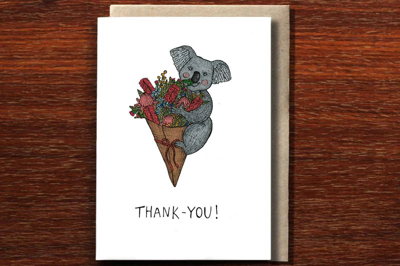 Card - Thanks Koala Greeting Card | Confetti Living