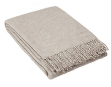 Cambridge Throw Rug - 100% NZ Wool -  Silver | Confetti Living