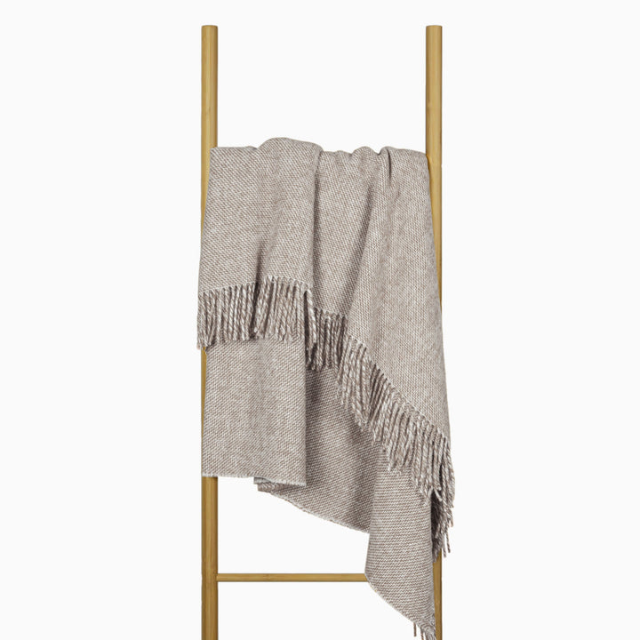 Cambridge Throw Rug -  Silver showing product in situation | Confetti Living