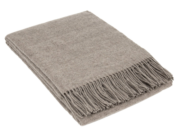 Chiswick Stone Merino Throw Blanket | Confetti Living