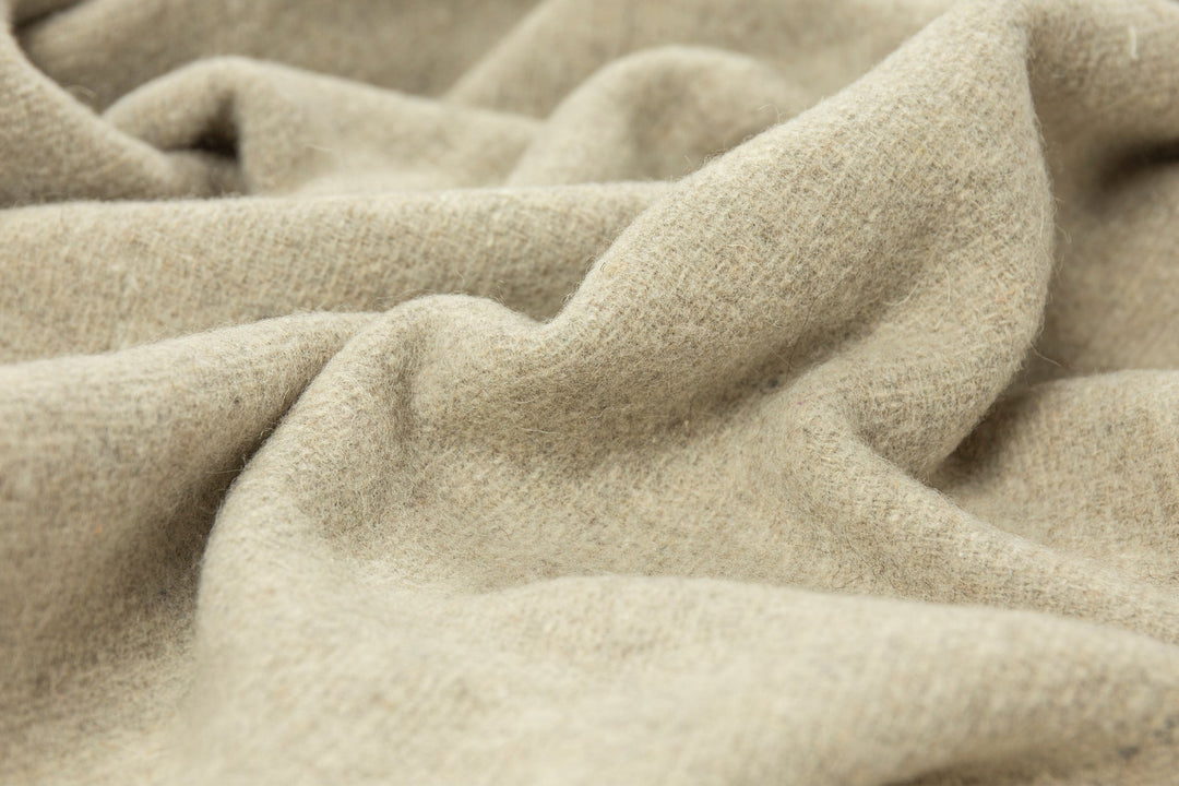 Oxford Throw - Merino Wool Blend - Stone | Confetti Living