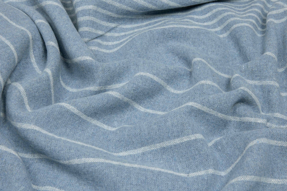 Paddington Throw - Fine Wool Blend - Forever Blue | Confetti Living