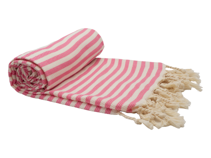 PORTSEA TURKISH COTTON TOWEL - ROSE | Confetti Living