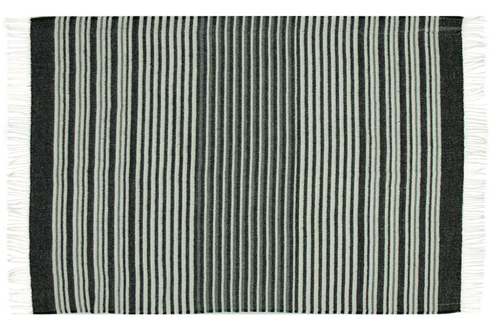 Richmond Throw - Reclaimed Wool Blend - Monochrome | Confetti Living