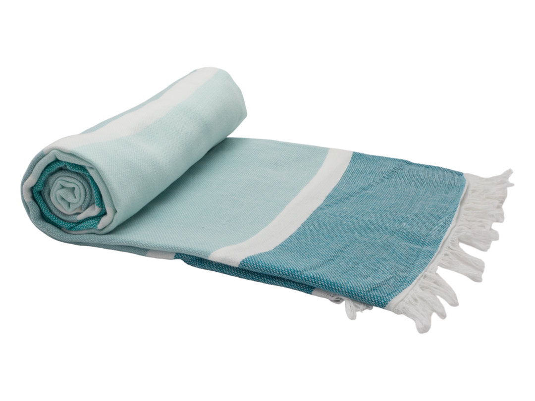 SORRENTO TURKISH COTTON TOWEL - OCEAN | Confetti Living