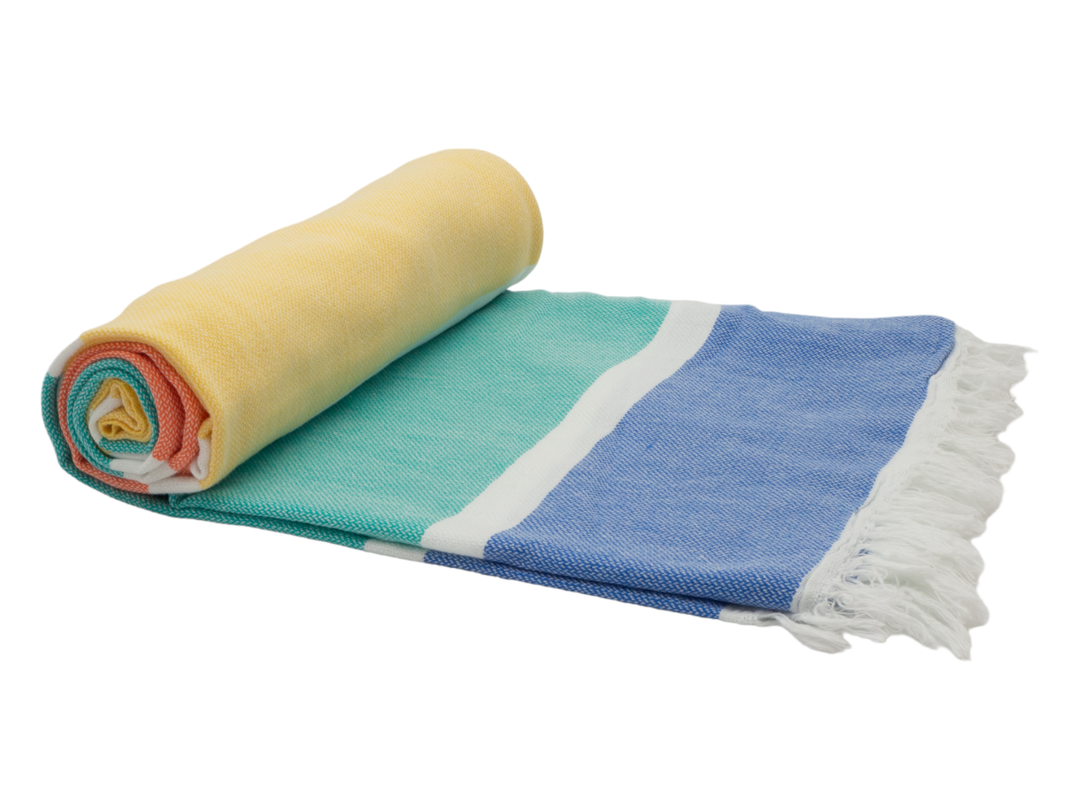 SORRENTO TURKISH COTTON TOWEL - TROPICAL | Confetti Living