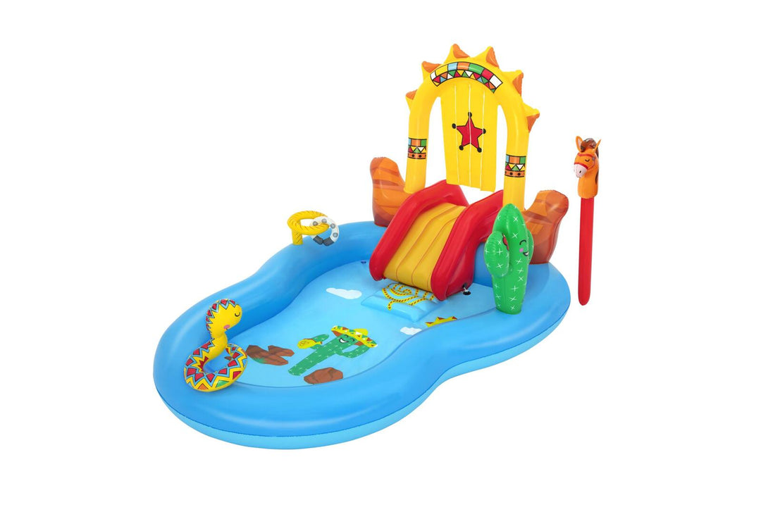 Bestway Wild West Kids Play Inflatable Above Ground Swimming Pool | Confetti Living