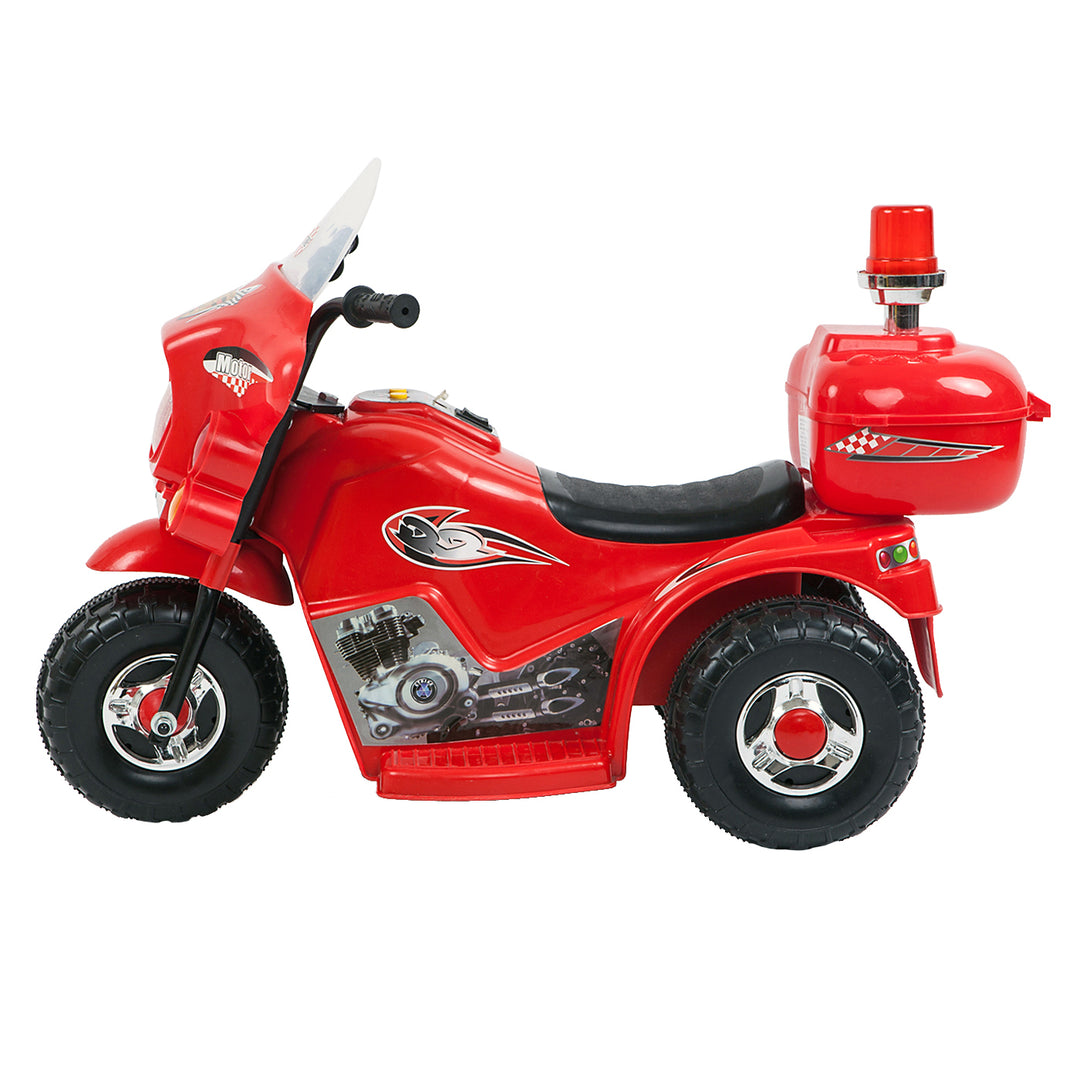Children's Electric Ride-on Motorcycle (Red) Rechargeable | Confetti Living