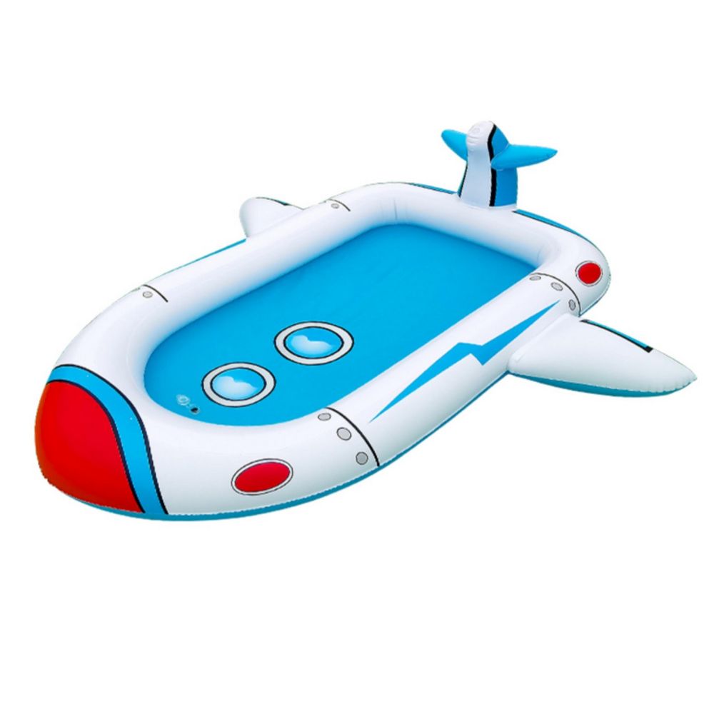 Inflatable Sprinkler Pool for Kids - Spaceship | Confetti Living