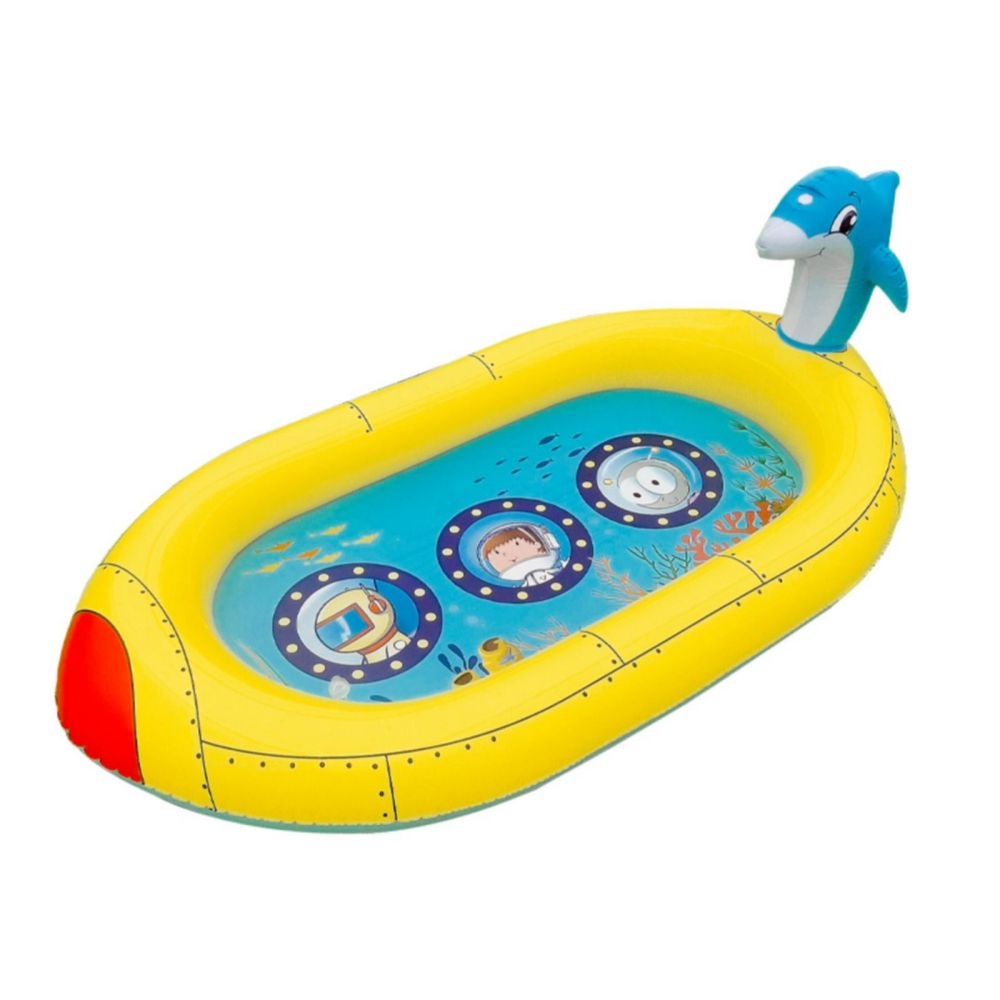 Inflatable Sprinkler Pool for Kids - Submarine | Confetti Living