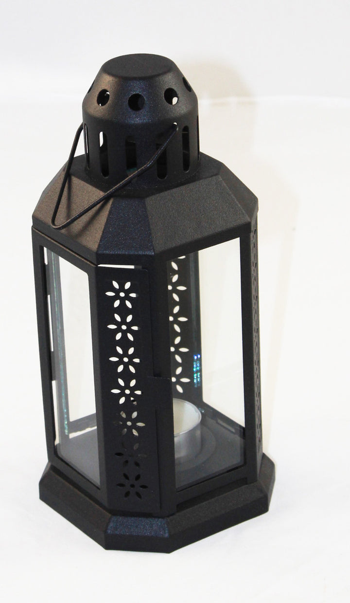 Miner's Lantern Black Metal 22cm | Confetti Living