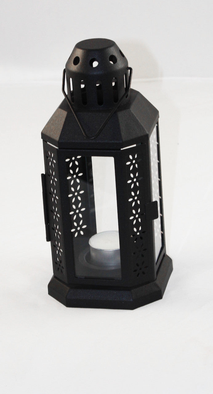 Miner's Lantern Black Metal 22cm | Confetti Living