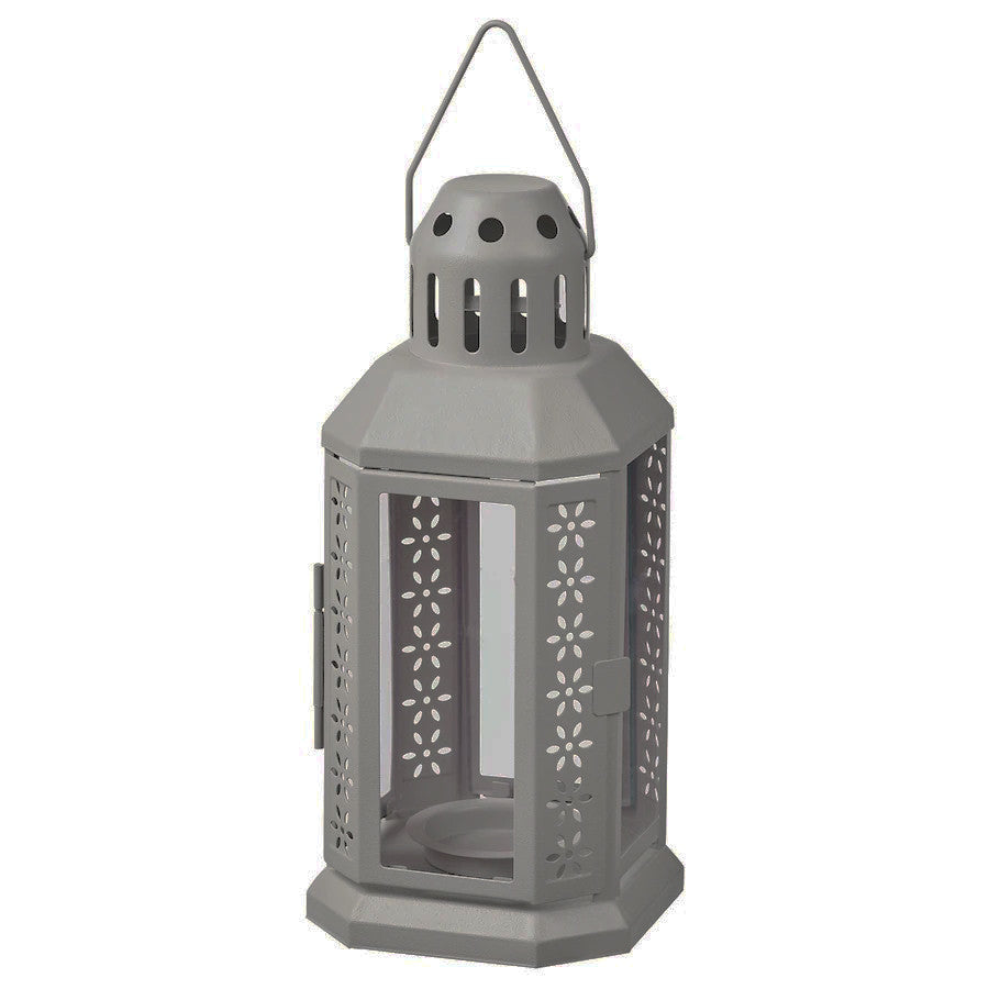 Metal Miners Lantern Tealight Candle Holder | Confetti Living