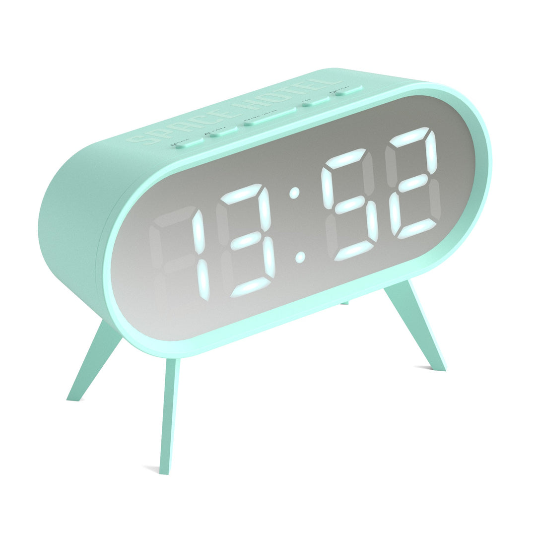 Newgate Space Hotel Cyborg Led Alarm Clock Blue | Confetti Living