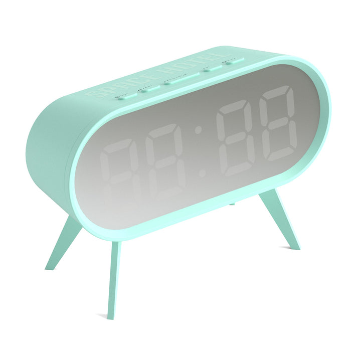Newgate Space Hotel Cyborg Led Alarm Clock Blue | Confetti Living