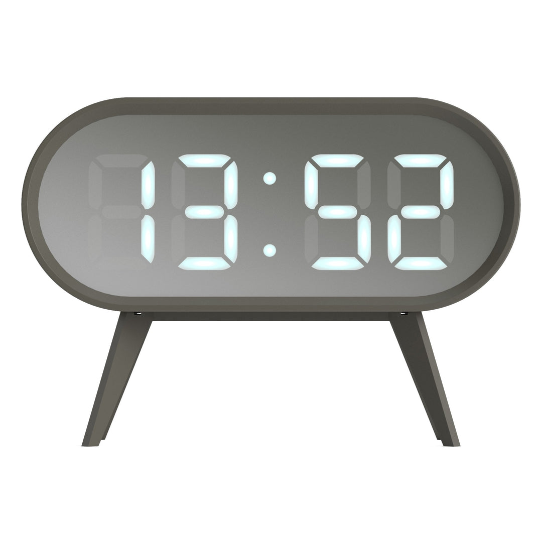 Newgate Space Hotel Cyborg Led Alarm Clock Grey | Confetti Living