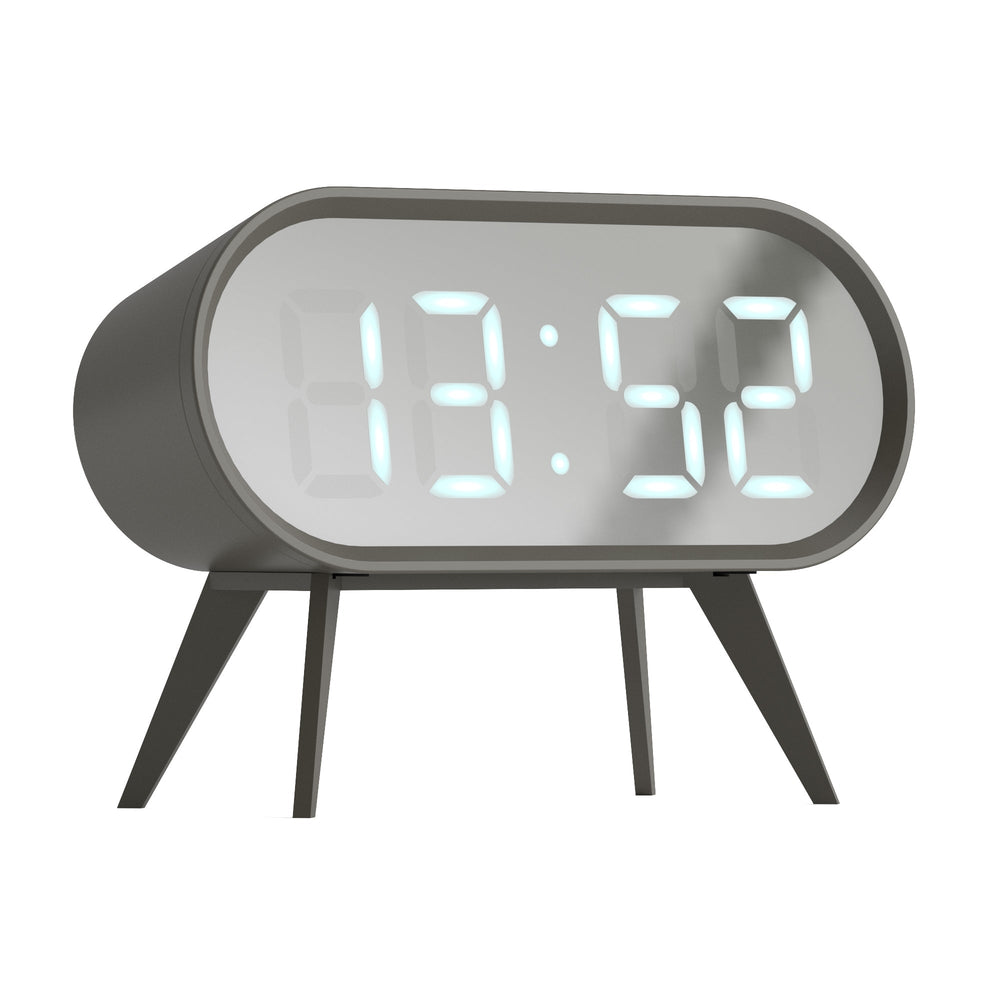 Newgate Space Hotel Cyborg Led Alarm Clock Grey | Confetti Living