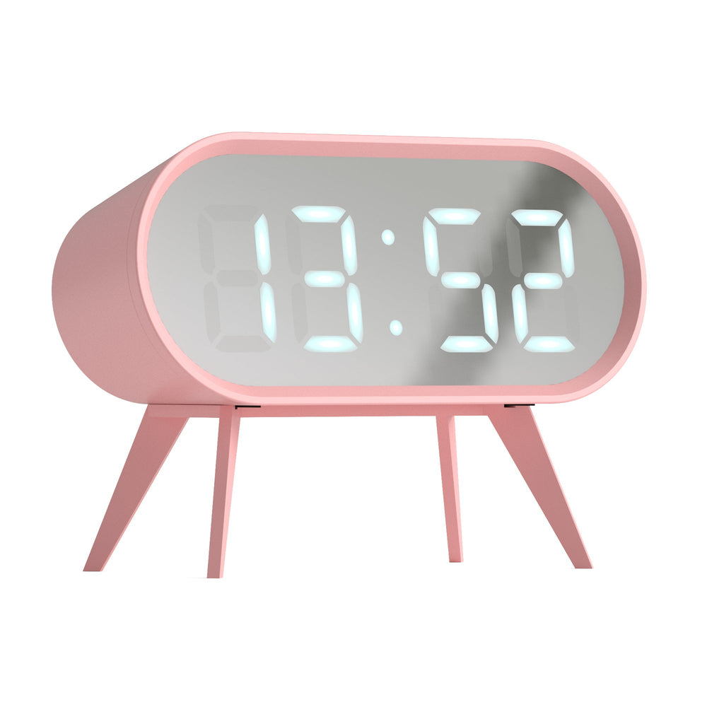 Newgate Space Hotel Cyborg Led Alarm Clock Pink | Confetti Living
