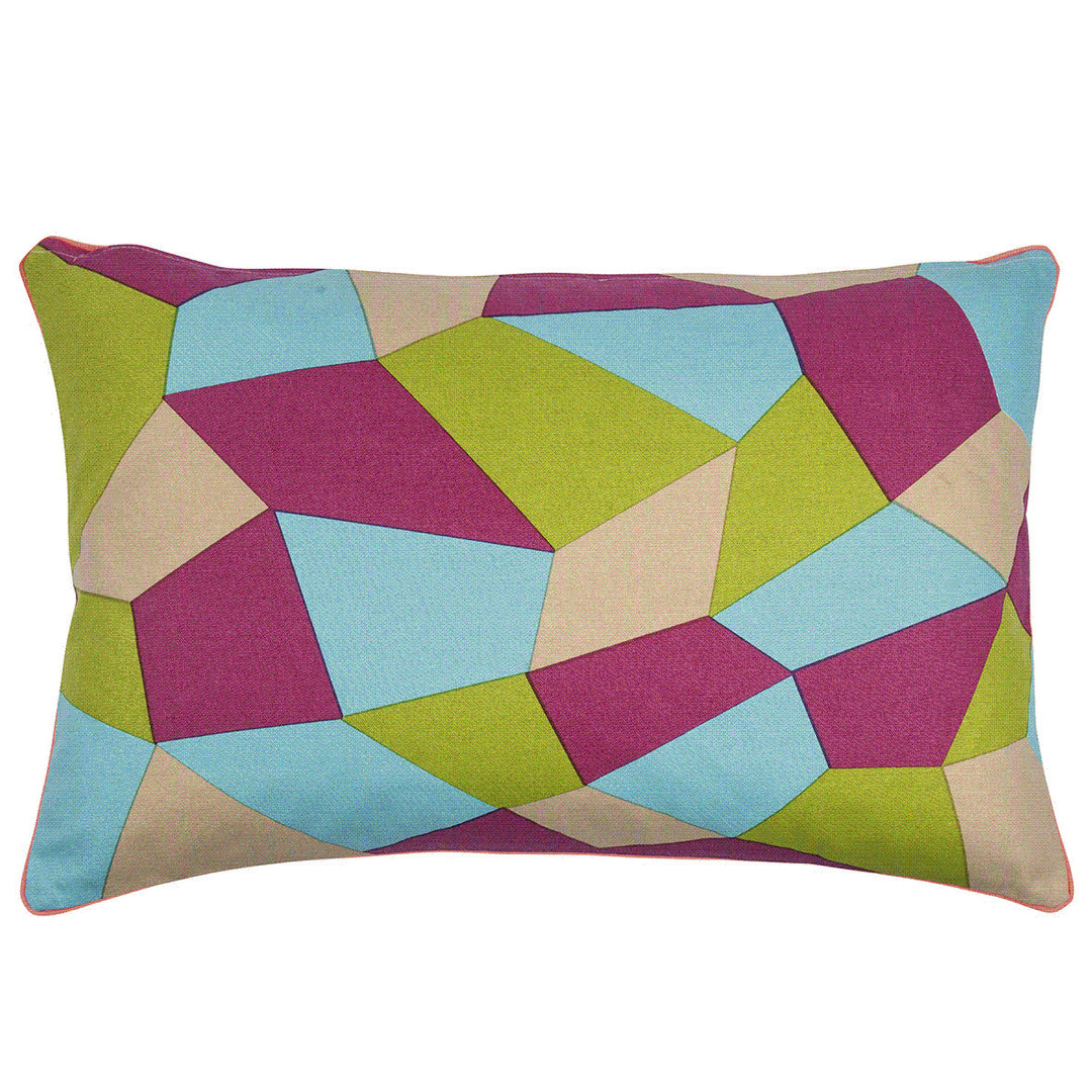 Geo Green 40x60cm Cushion Cover | Confetti Living