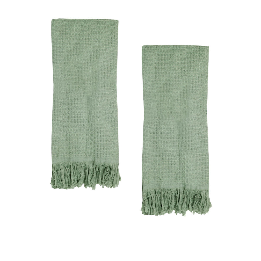 J Elliot Home Camila Pistachio Cotton Hand Towel Set | Confetti Living