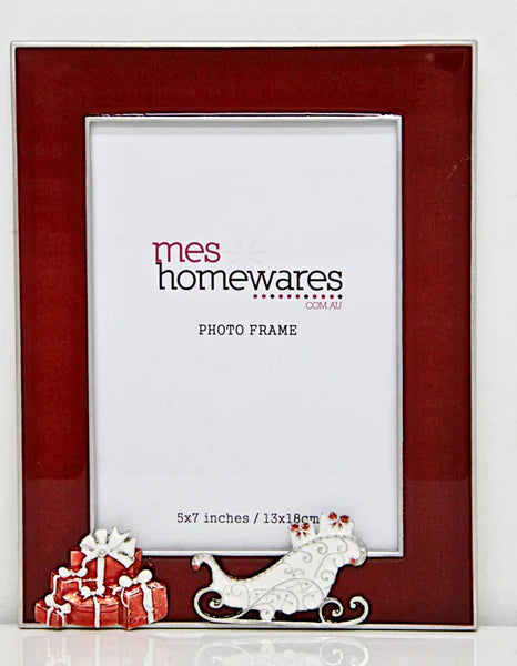 Photo Frame - Red Christmas Motif | Confetti Living
