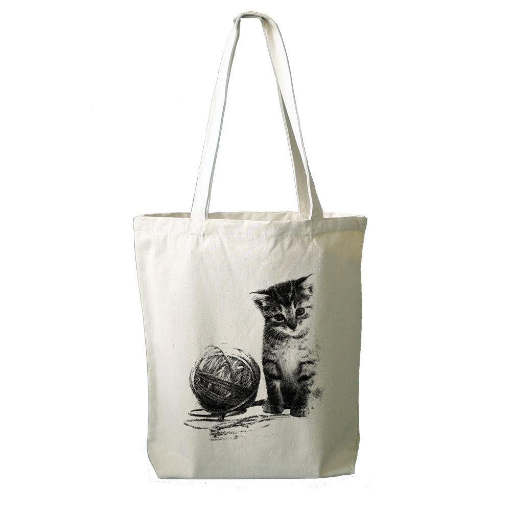 Canvas Tote Bag CAT | Confetti Living