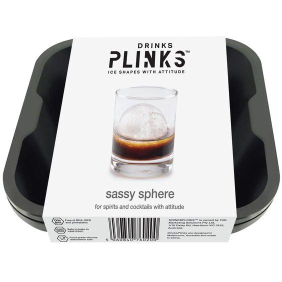 Drinks Plinks Sassy Spheres Silicone Ice Tray | Confetti Living