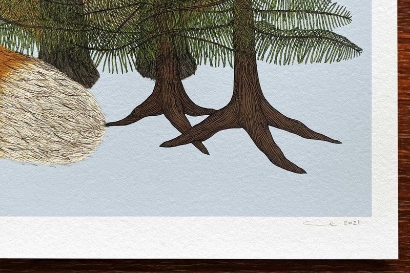 Art Print - Fox in the Woods | Confetti Living