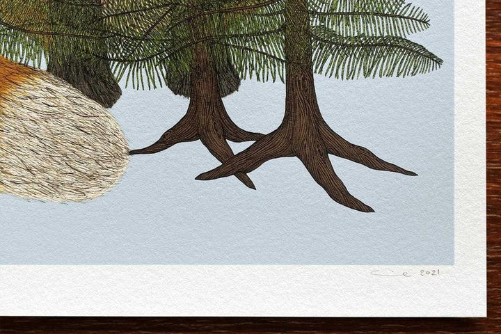 Art Print - Fox in the Woods | Confetti Living