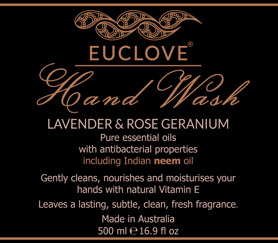 Natural Hand Wash Lavender and Rose Geranium 500ml | Confetti Living