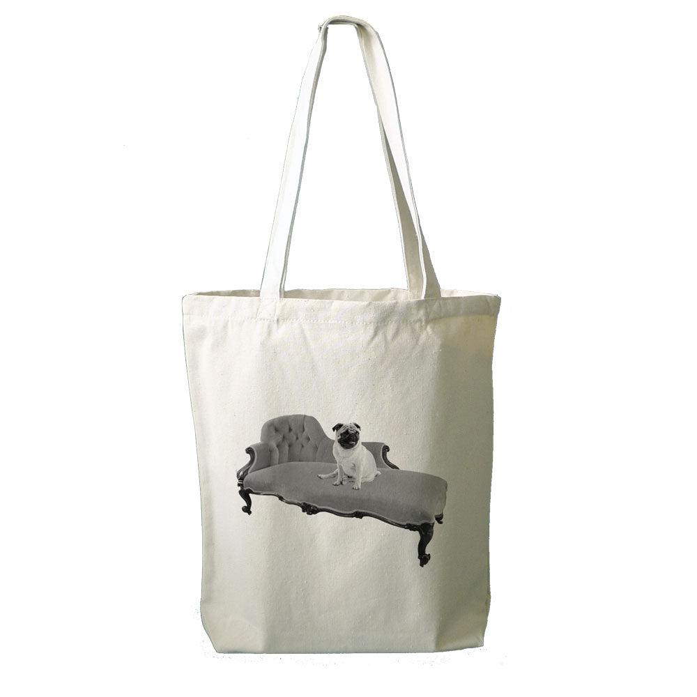 Canvas Tote Bag PUG | Confetti Living