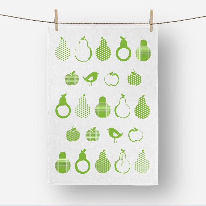 Linen Tea Towel PEARS | Confetti Living