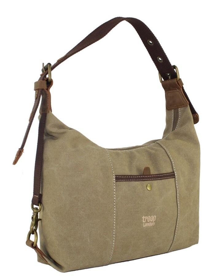 Troop London Dalton Stone Washed Shoulder Bag | Confetti Living