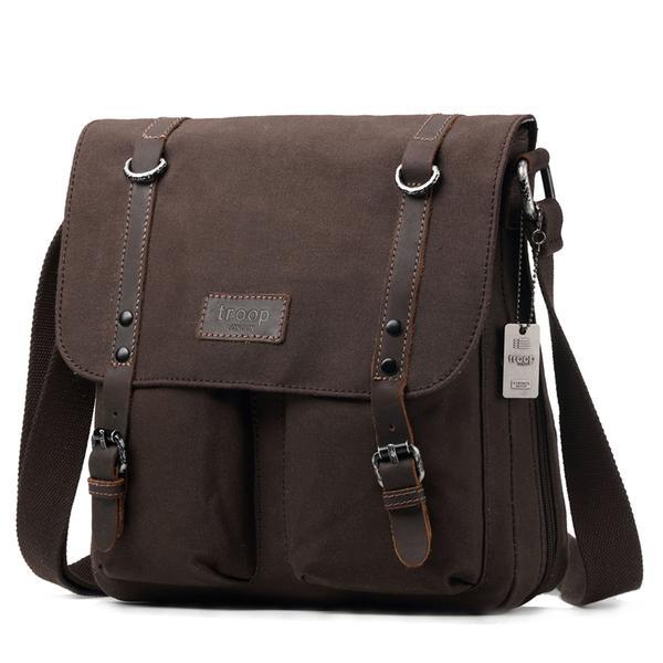 Troop London Edison Waxed Messenger Bag | Confetti Living