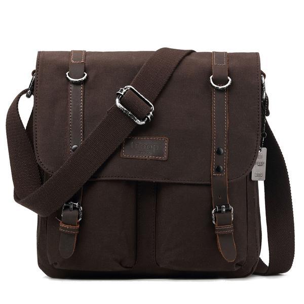 Troop London Edison Waxed Messenger Bag | Confetti Living